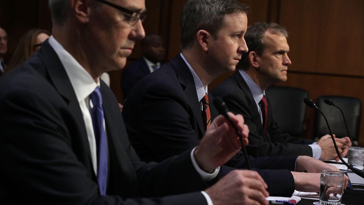 Facebook, Google And Twitter Executives Testify To Senate Select Intel Committee On Preventing Foreign Interference In Elections