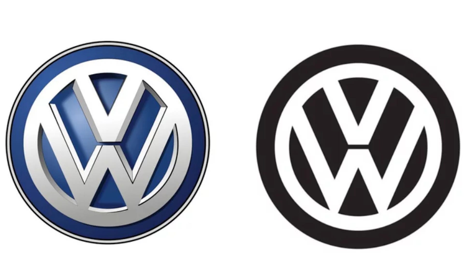 Volkswagen Brand Logo Car Symbol With Name White Design German Automobile  Vector Illustration With Blue Background 20927262 Vector Art at Vecteezy