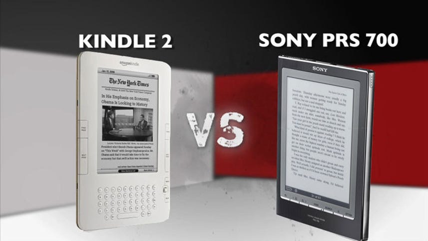Amazon Kindle 2 vs. Sony Reader PRS-700