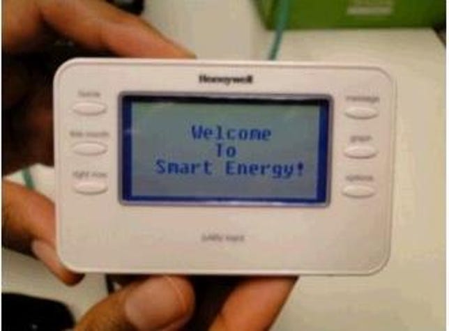 An in-home display used in CenterPoint Energy's smart-grid pilot program.