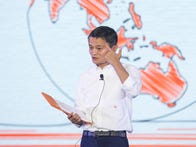 <p>Alibaba Group Chairman Jack Ma makes speech at 2018 Alibaba Xin Philanthropy Conference on September 5, 2018.</p>
