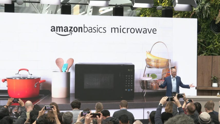 Amazon debuts Alexa-enabled microwave