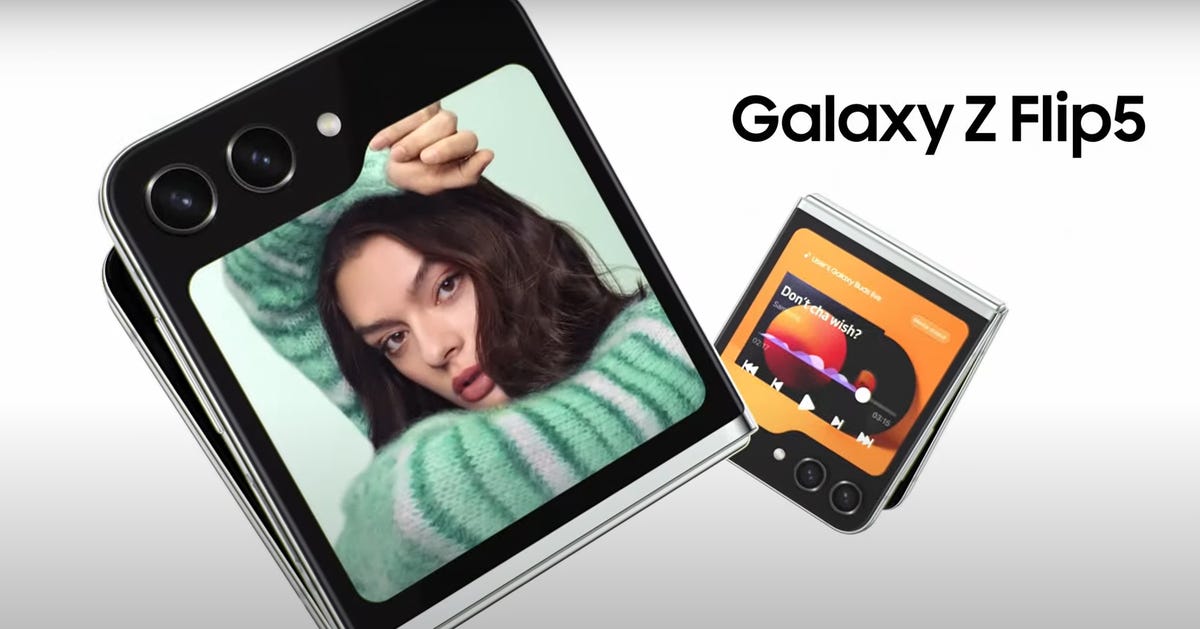 Zrzut ekranu z rozpakowanego Samsunga Galaxy