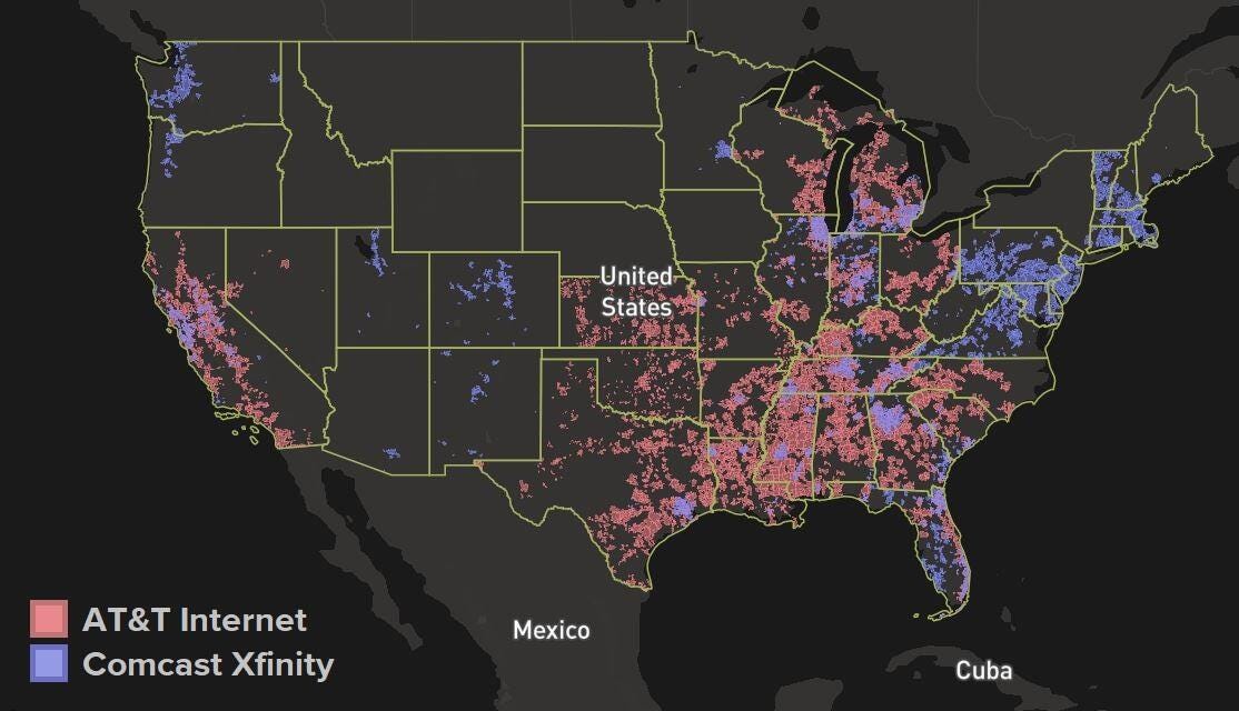 at-t-internet-vs-comcast-xfinity-coverage-map