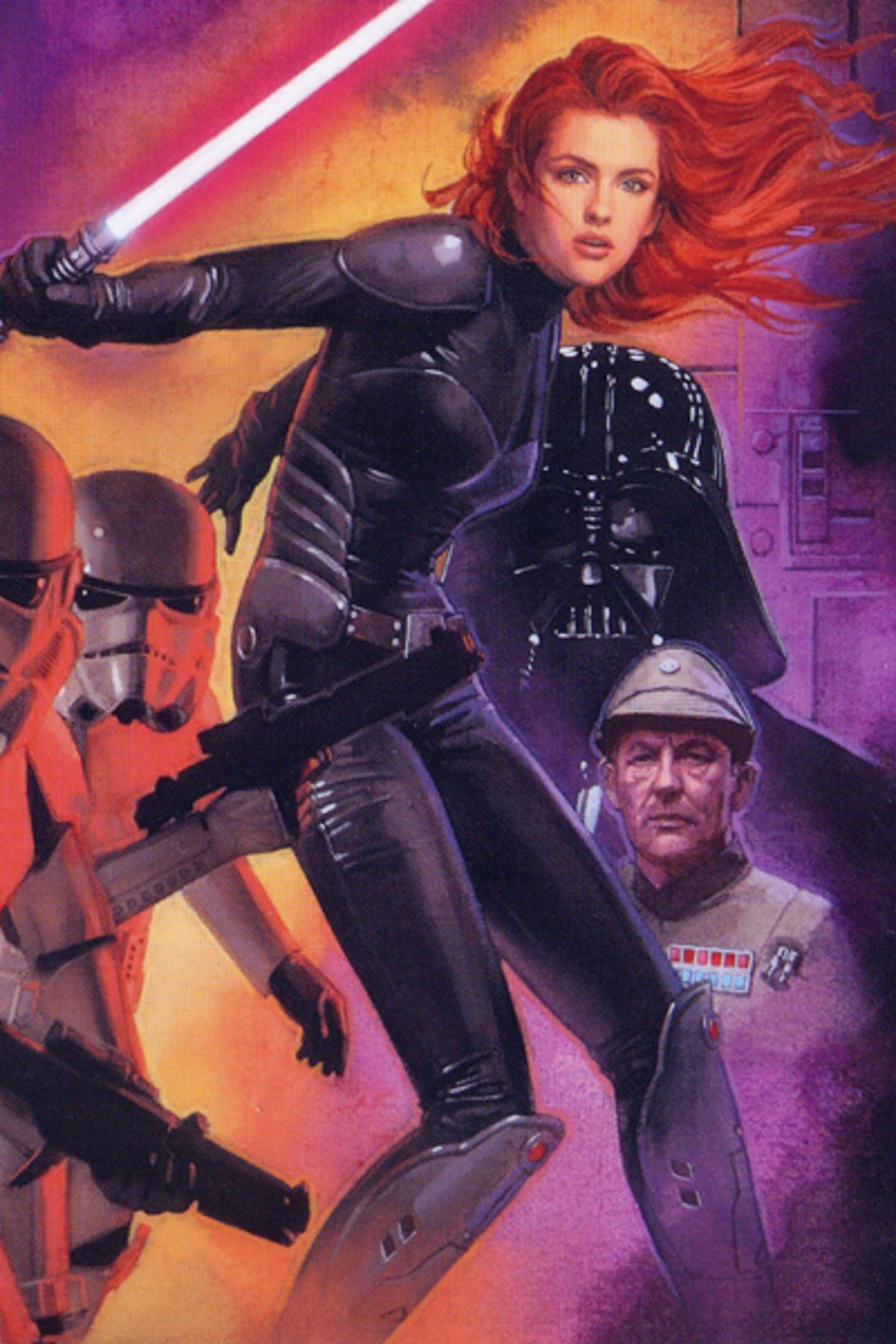Red-headed fan-favorite Mara Jade was once an assassin of the Empire's dark overlord comics and books. But what would she be in a 