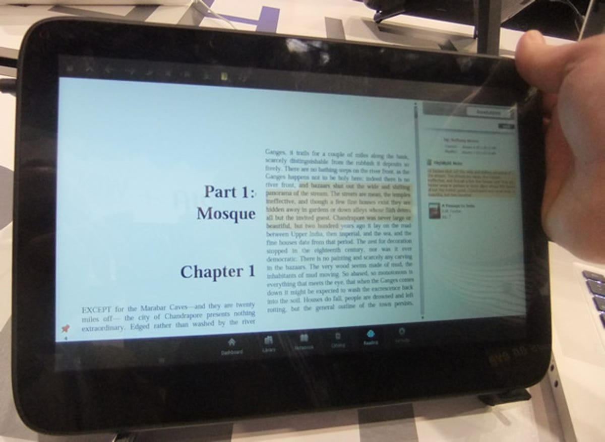 The Copia e-reader hits Windows 7 tablets.