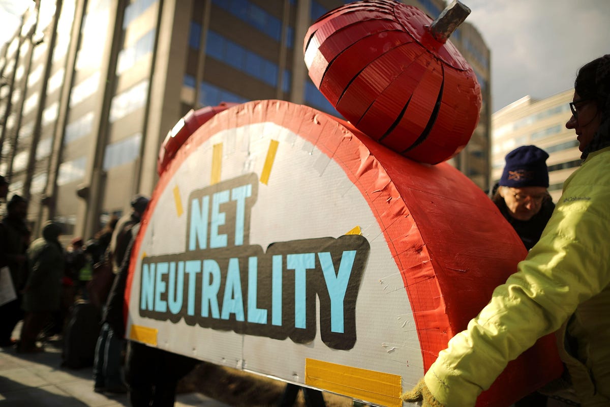 Net neutrality protest