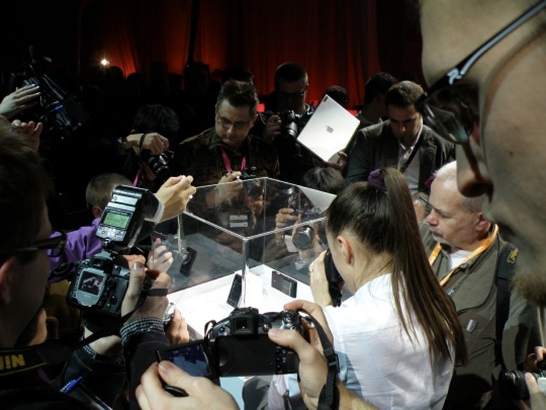 A frenzy over a new Sony Ericsson smartphone at the GSMA Mobile World Congress in Barcelona last February.