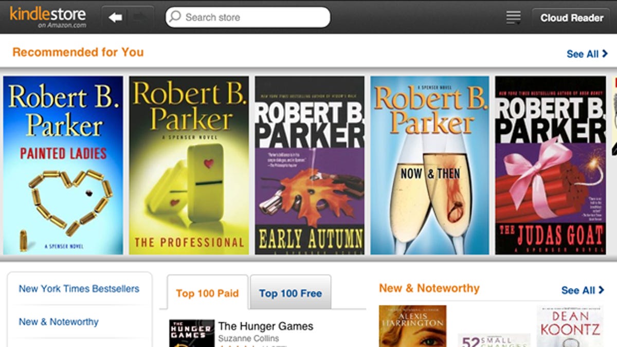 Amazon's new Kindle site offers a dedicated bookstore for iPad users.