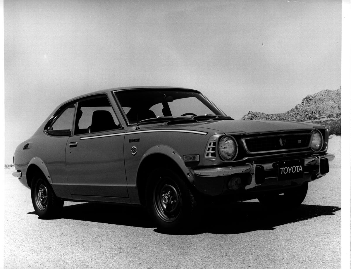 Historic images of Toyota's Corolla