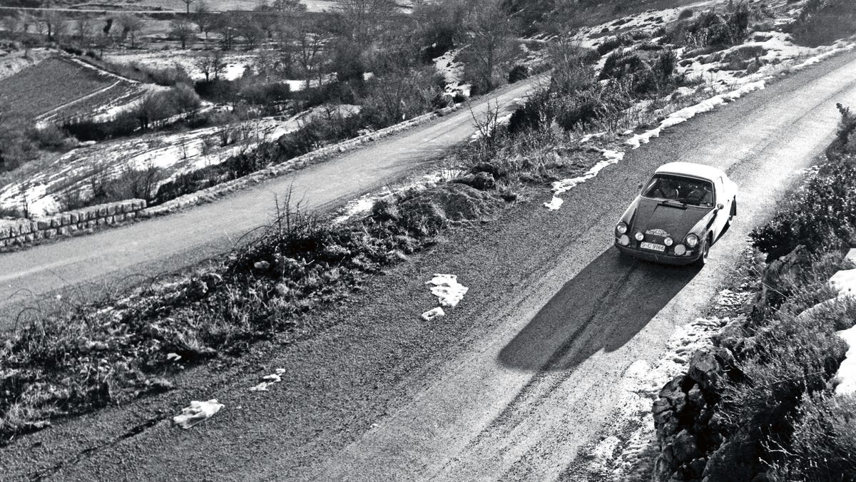 Porsche 911 T at Monte Carlo in 1968
