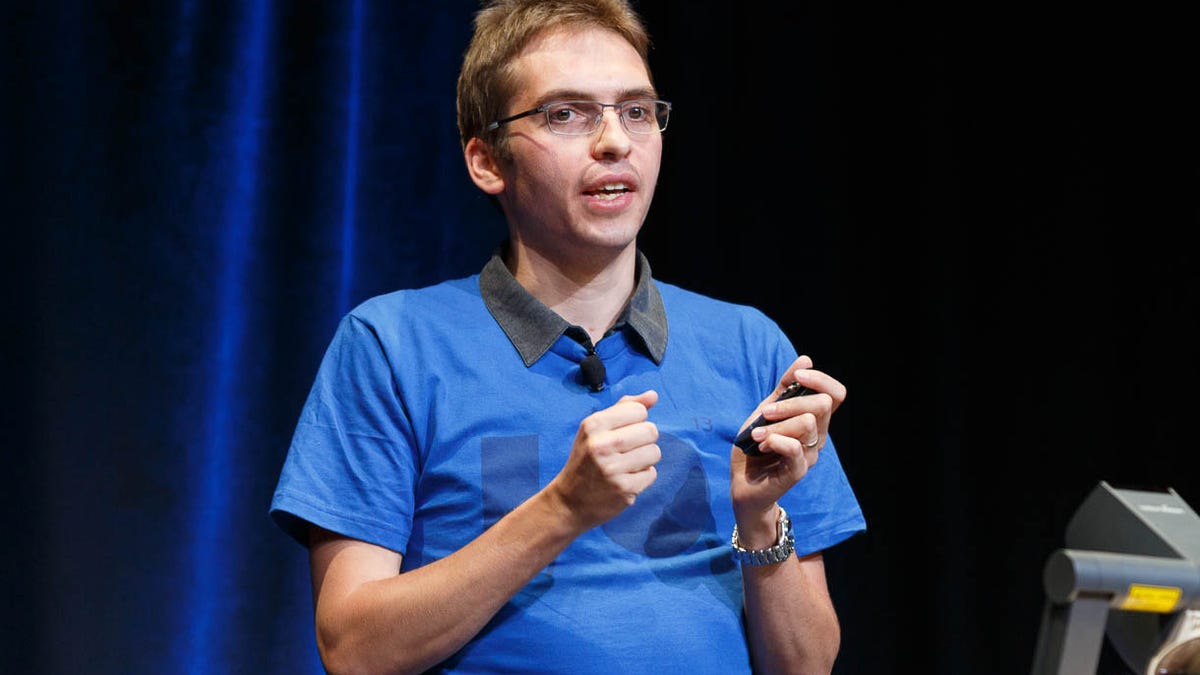 VP9 engineer Ronald Bultje speaking at Google I/O 2013.