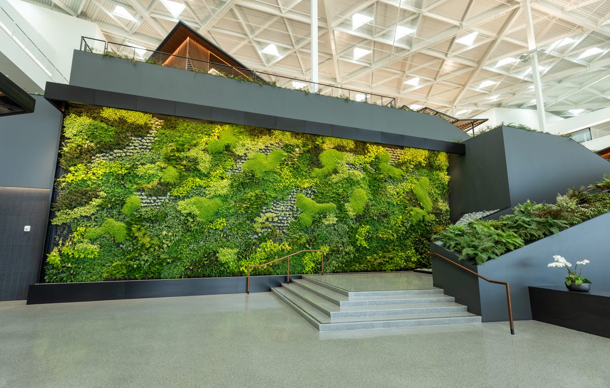 Nvidia Voyager building living wall