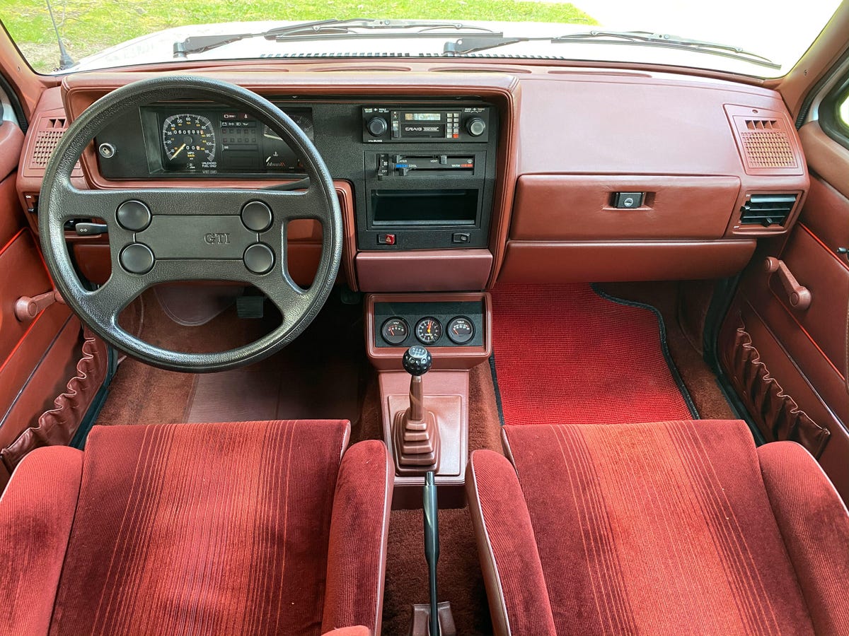 1985 VW GTI interior
