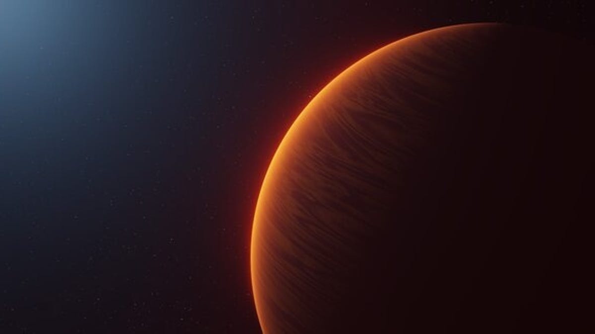 Artist's impression of exoplanet WASP-189b