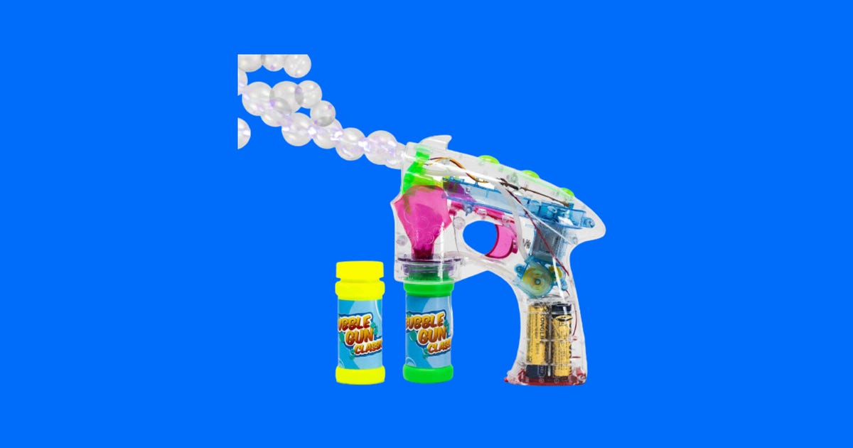 Entertain Your Kids for Hours With 33% Off This Bubble Gun at Amazon
