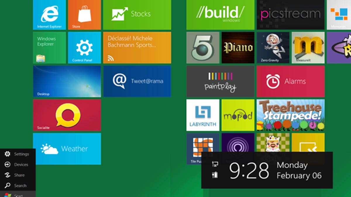 Microsoft is removing the familiar start button for the Consumer Preview of Windows 8.