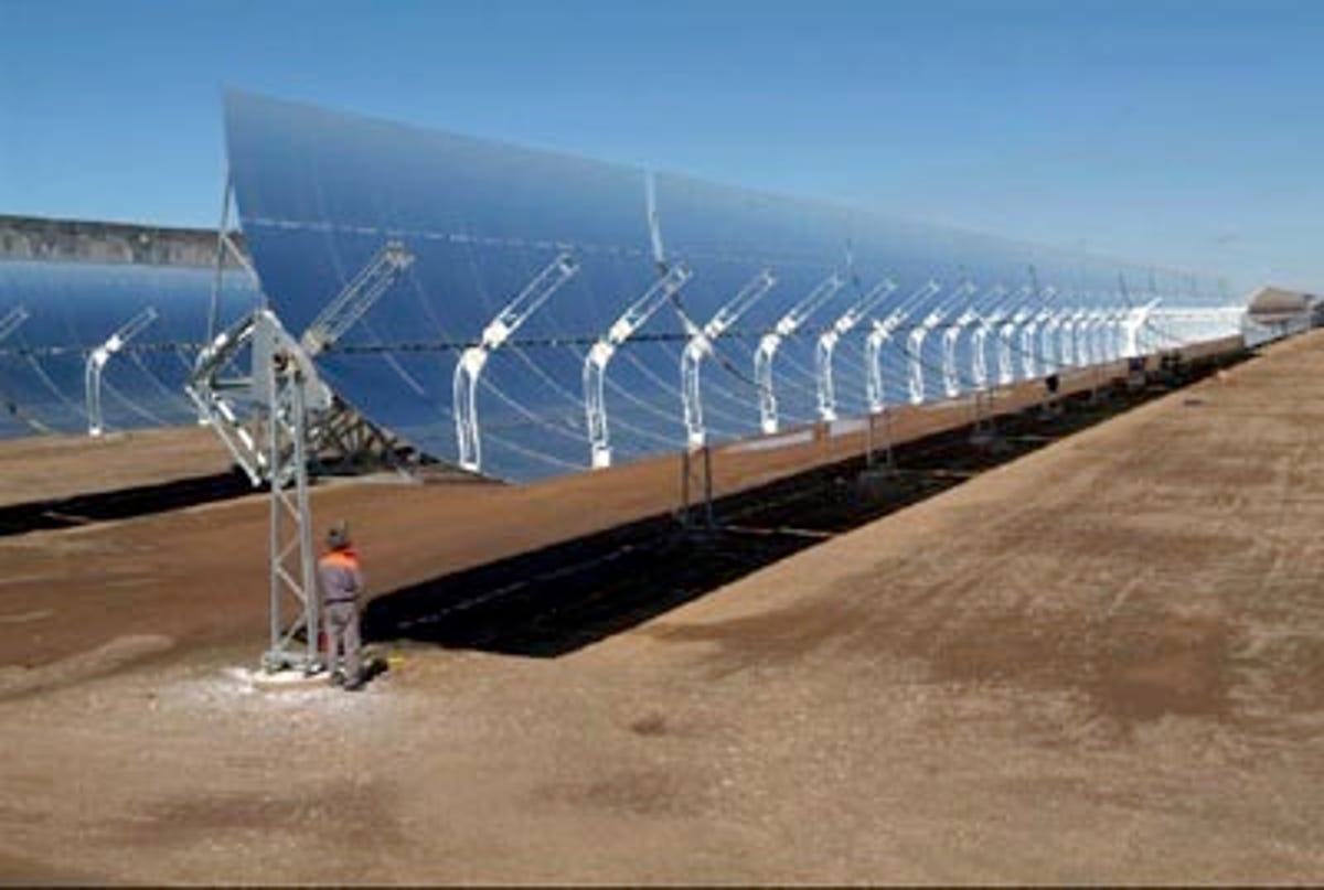 Solar power through parabolic trough technology