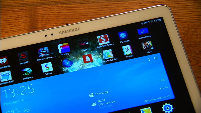 Allergie afdrijven zoete smaak Samsung Galaxy Tab Pro 10.1 review: A premium slate in all but performance  - CNET