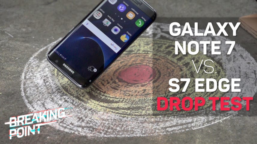 Galaxy Note 7 vs. S7 Edge drop test