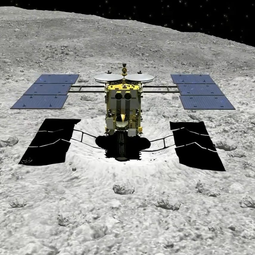Japan’s Hayabusa2 space probe fires bullet into asteroid
