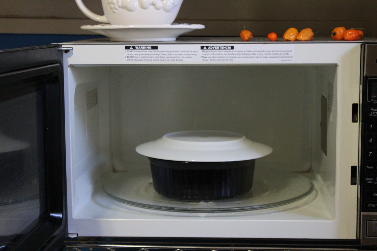 how to steam food in the microwave