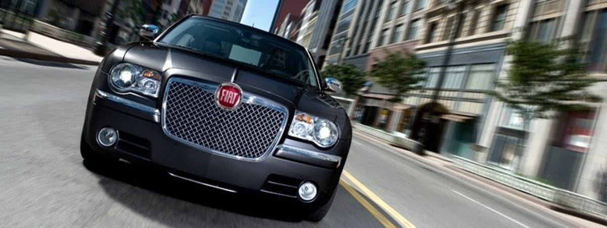 Chrysler 300 with Fiat badge
