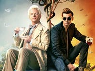 <p>David Tennant (left) as Crowley, and Michael Sheen as Aziraphale in the Prime Video series Good Omens, base don the book by Neil Gaiman.</p>