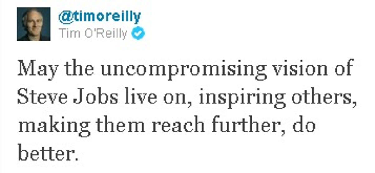 Tim O'Reilly tweet