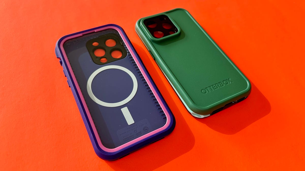 The Otterbox Fre iPhone 14 case is completely water and dust resistant