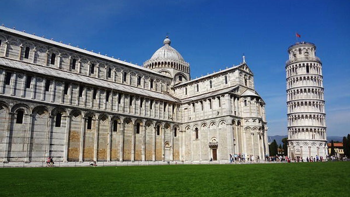 The Pisa Cathedral and the Leaning Tower