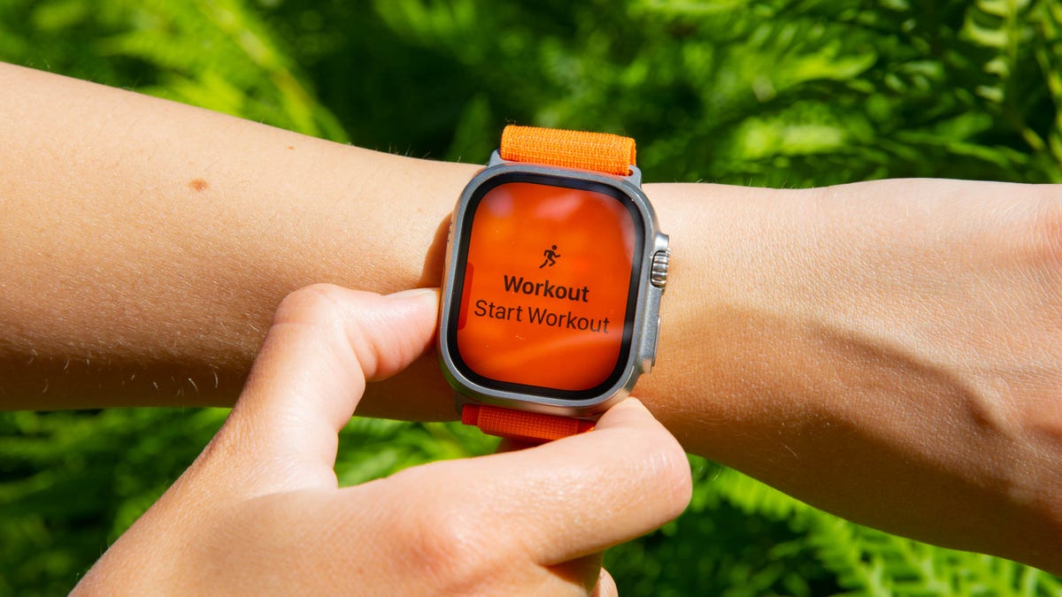 Apple Watch Ultra on a user's wrist