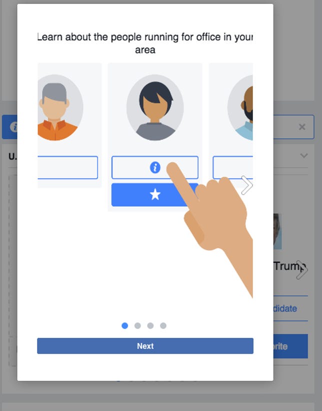 Facebook wants you to ditch pen and paper and instead use the social network's new feature to help map out how you'll vote.