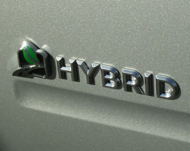 Mercury Mariner Hybrid badge