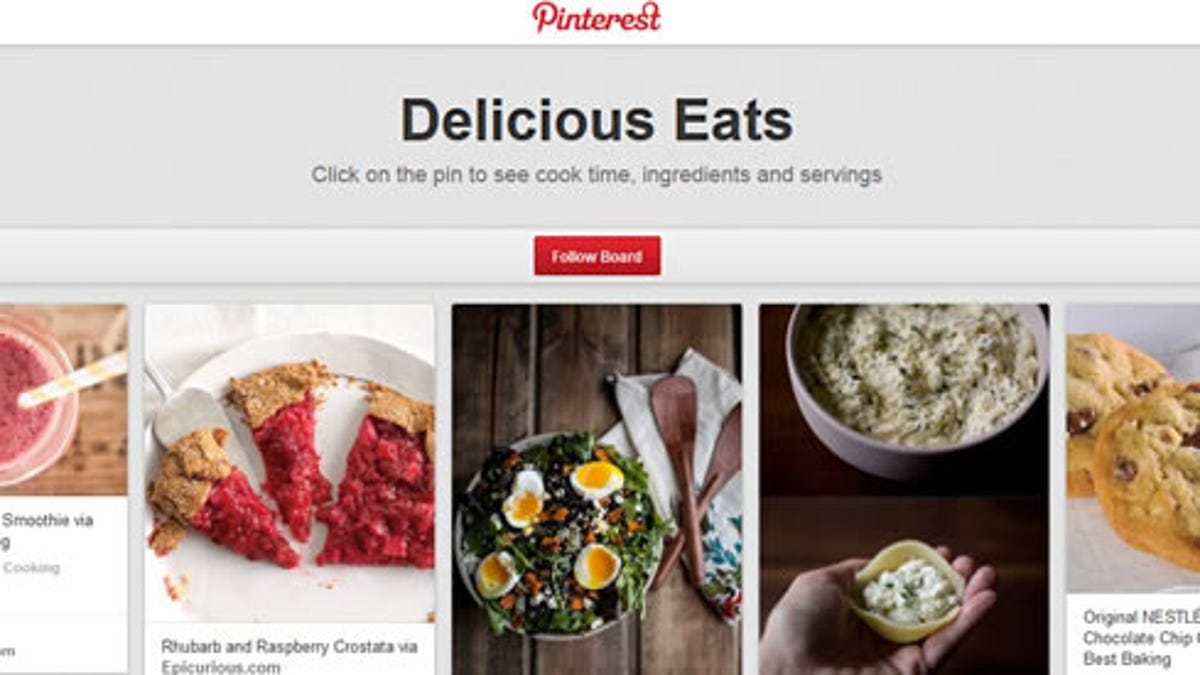 Now you can find recipes for many of the tasty dishes pinned on Pinterest.