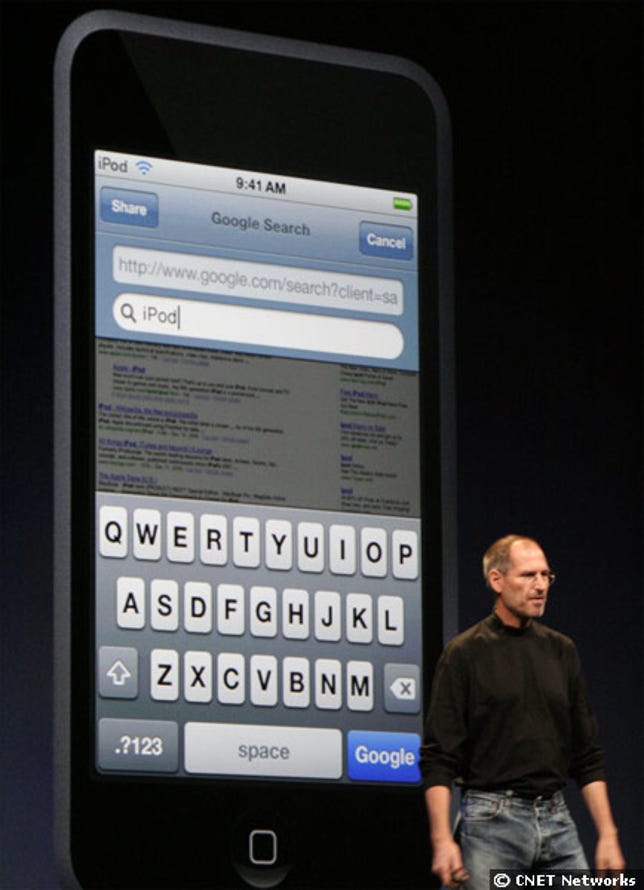 Steve Jobs and iPod Touch