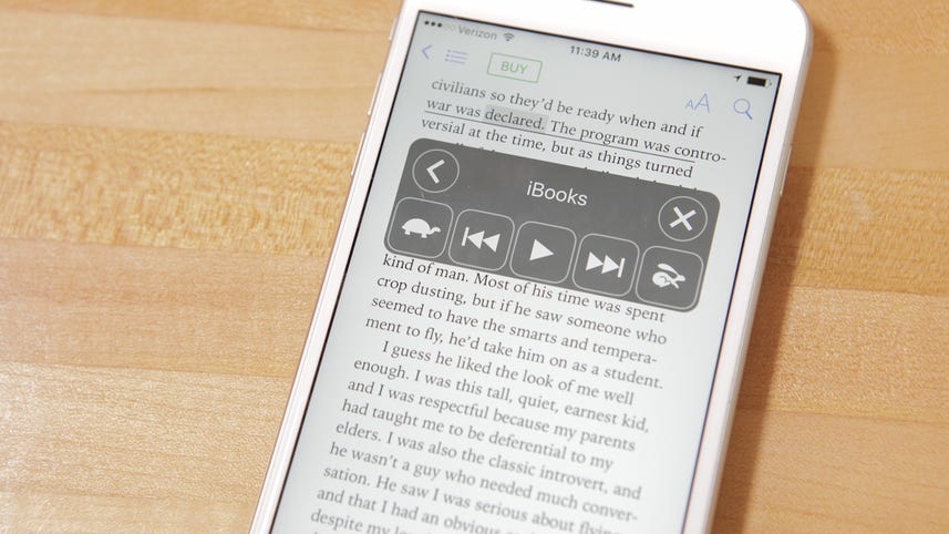 Listen to iBooks read by your iPhone