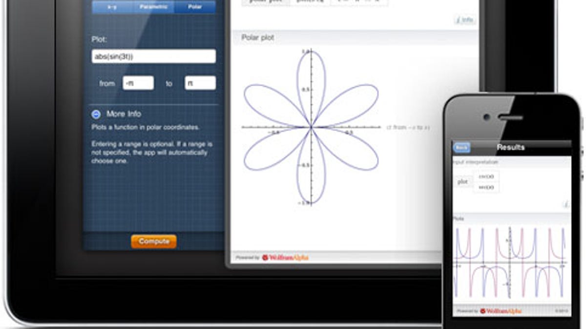 Wolfram's $2 course assistant app for iOS devices can help with algebra.