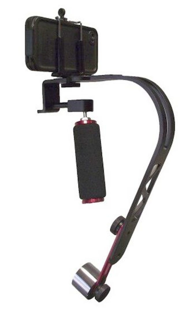 The iStabilizer Glidepro is a poor-man's Steadicam.
