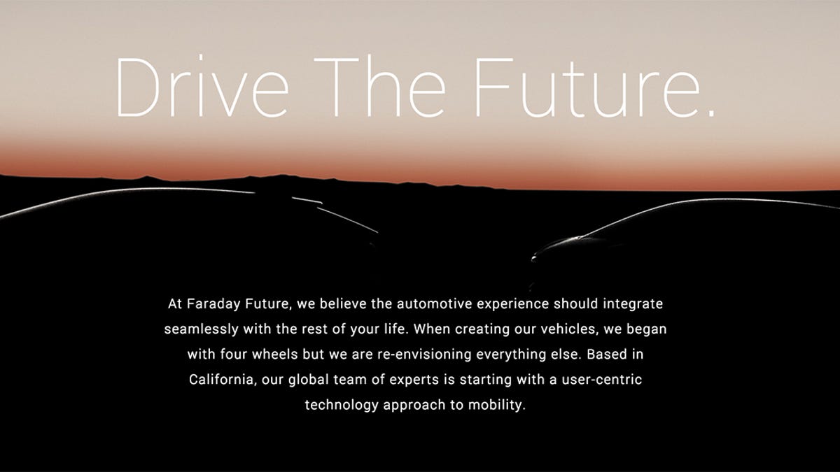 Faraday Future's Website