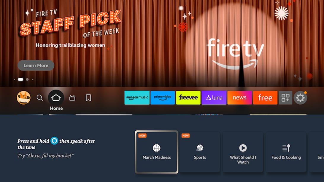 Amazon’s Fire TV Lets You Fill Out Your NCAA Bracket With Alexa     – CNET