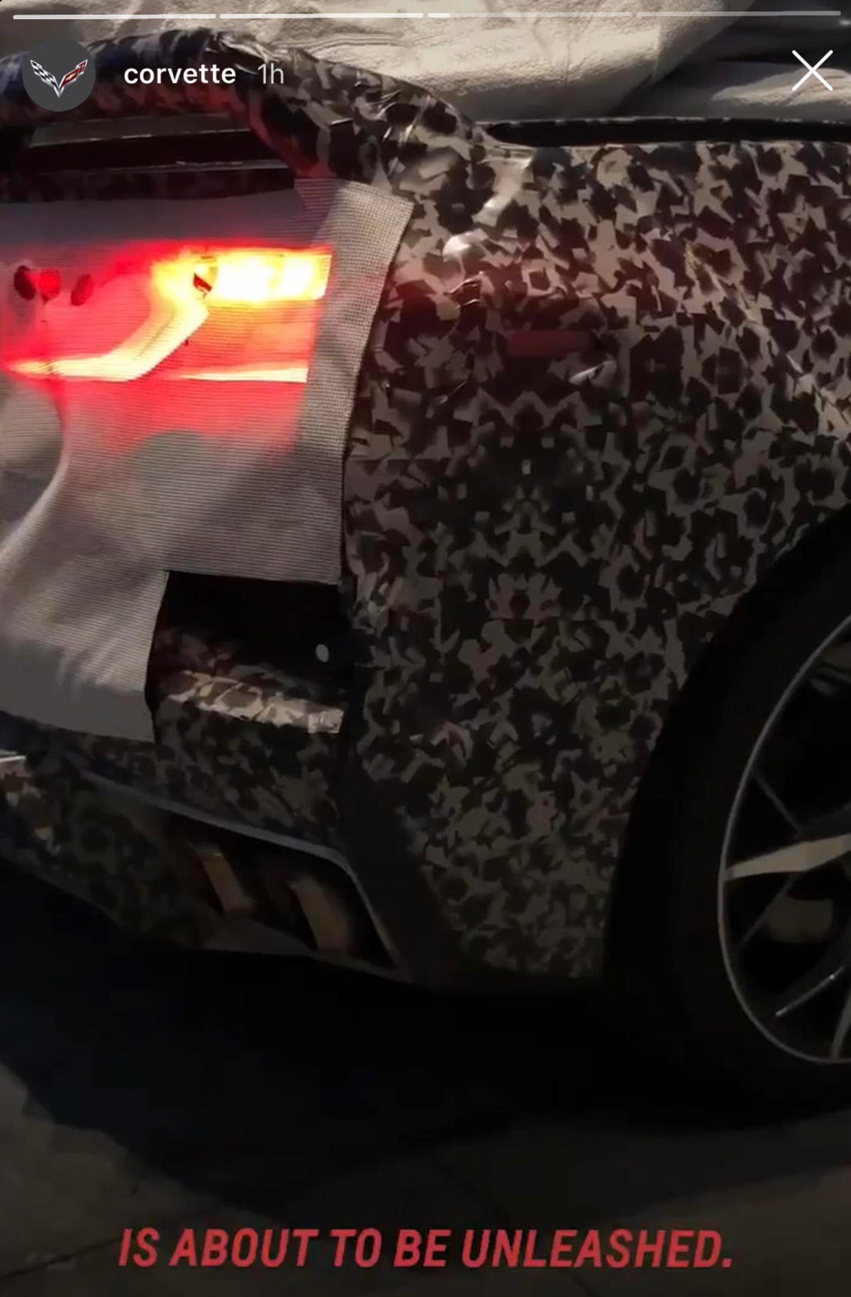 2020 Chevy Corvette teaser image