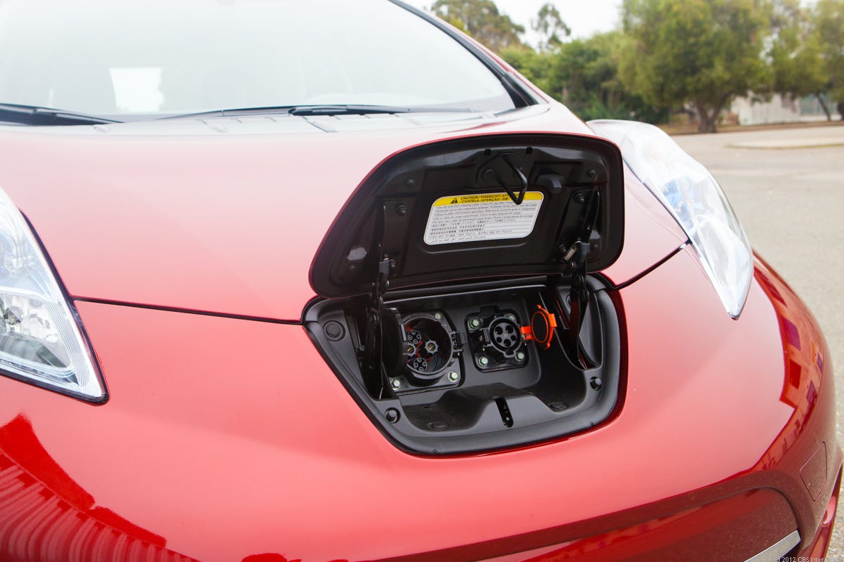 Nissan Leaf charge points