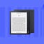 Kobo Sage e-readers appear on a blue background.