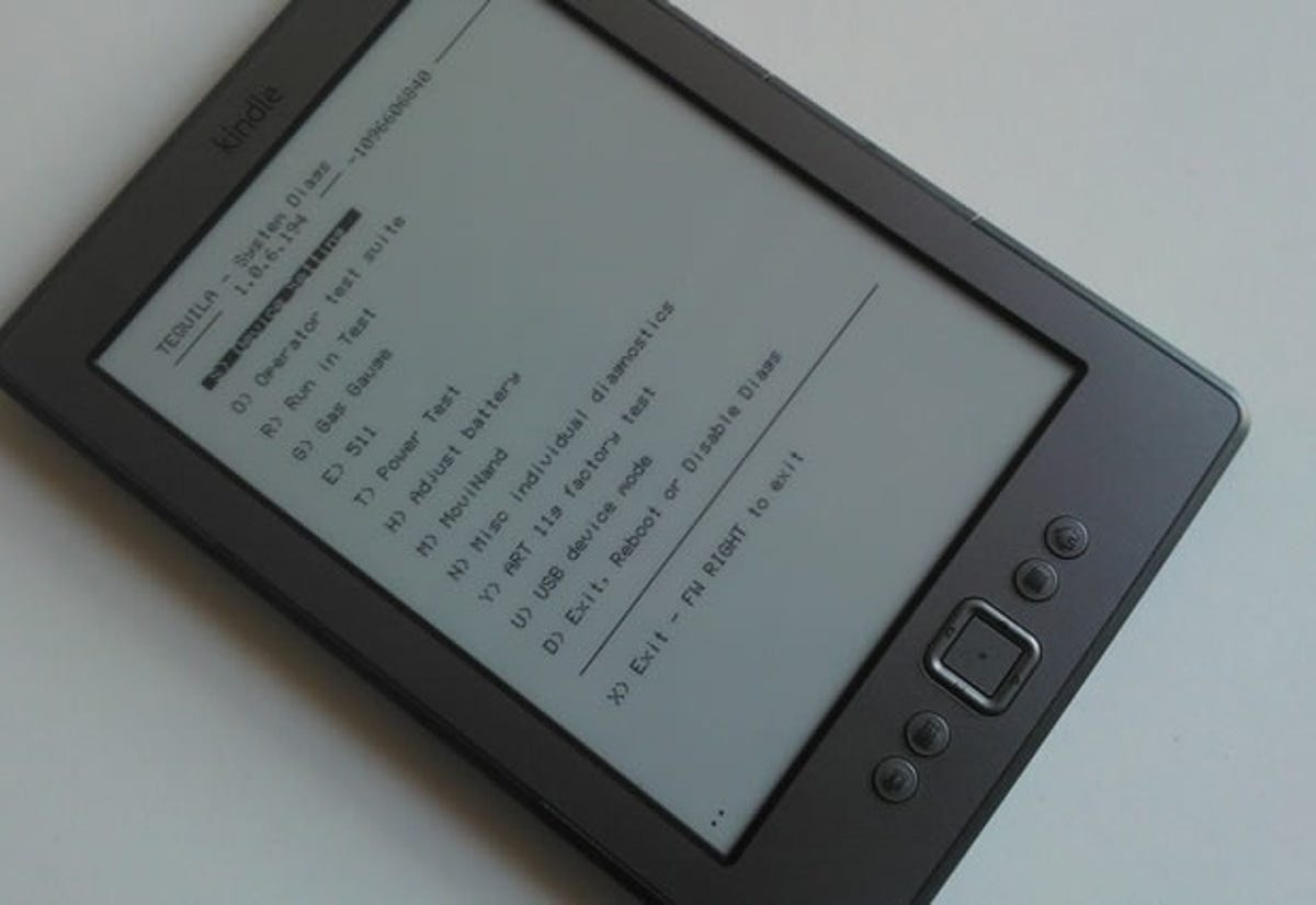 How to change the Amazon Kindle's screensaver: Kindle diagnostic mode