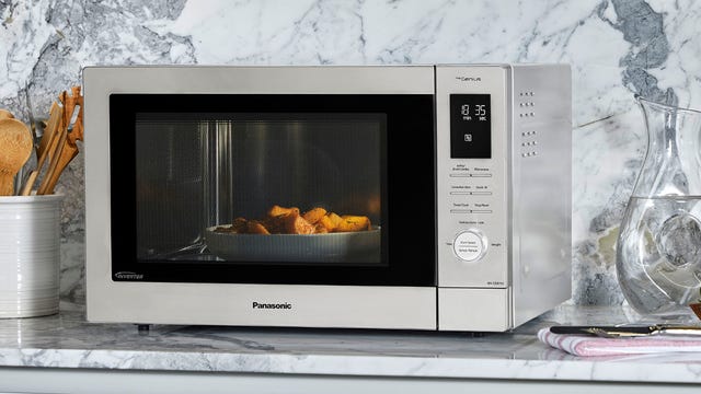 panasonic microwave on counter