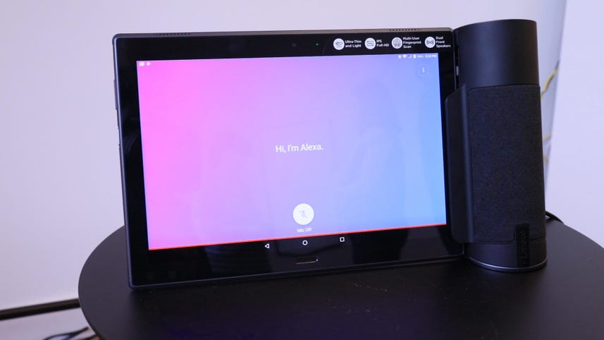 This speaker dock turns your Lenovo tablet into an Alexa-powered assistant