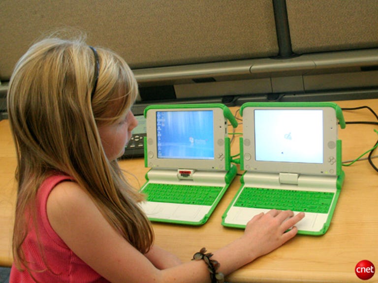 OLPC laptops in action