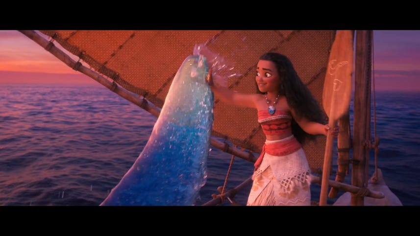 A look at how Disney gave water a little sass in 'Moana'