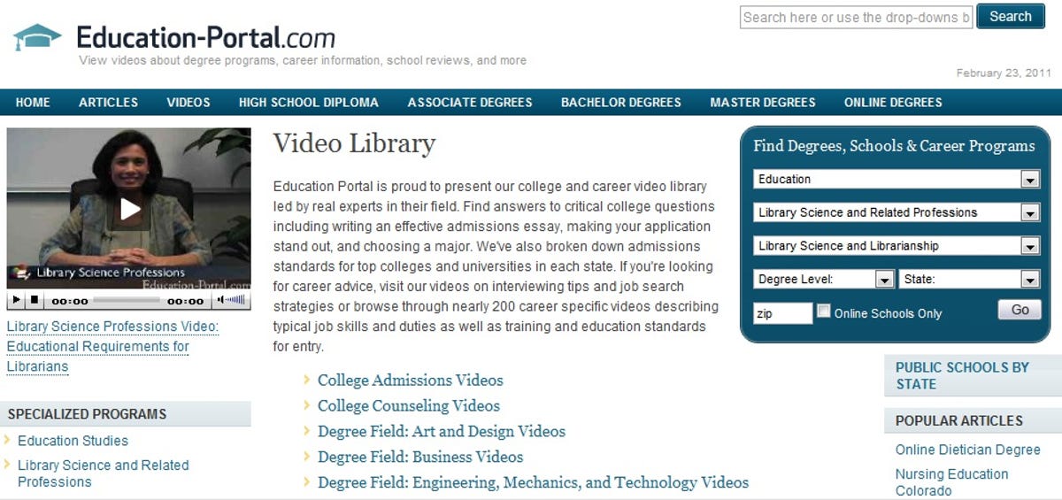 Education-Portal.com video library